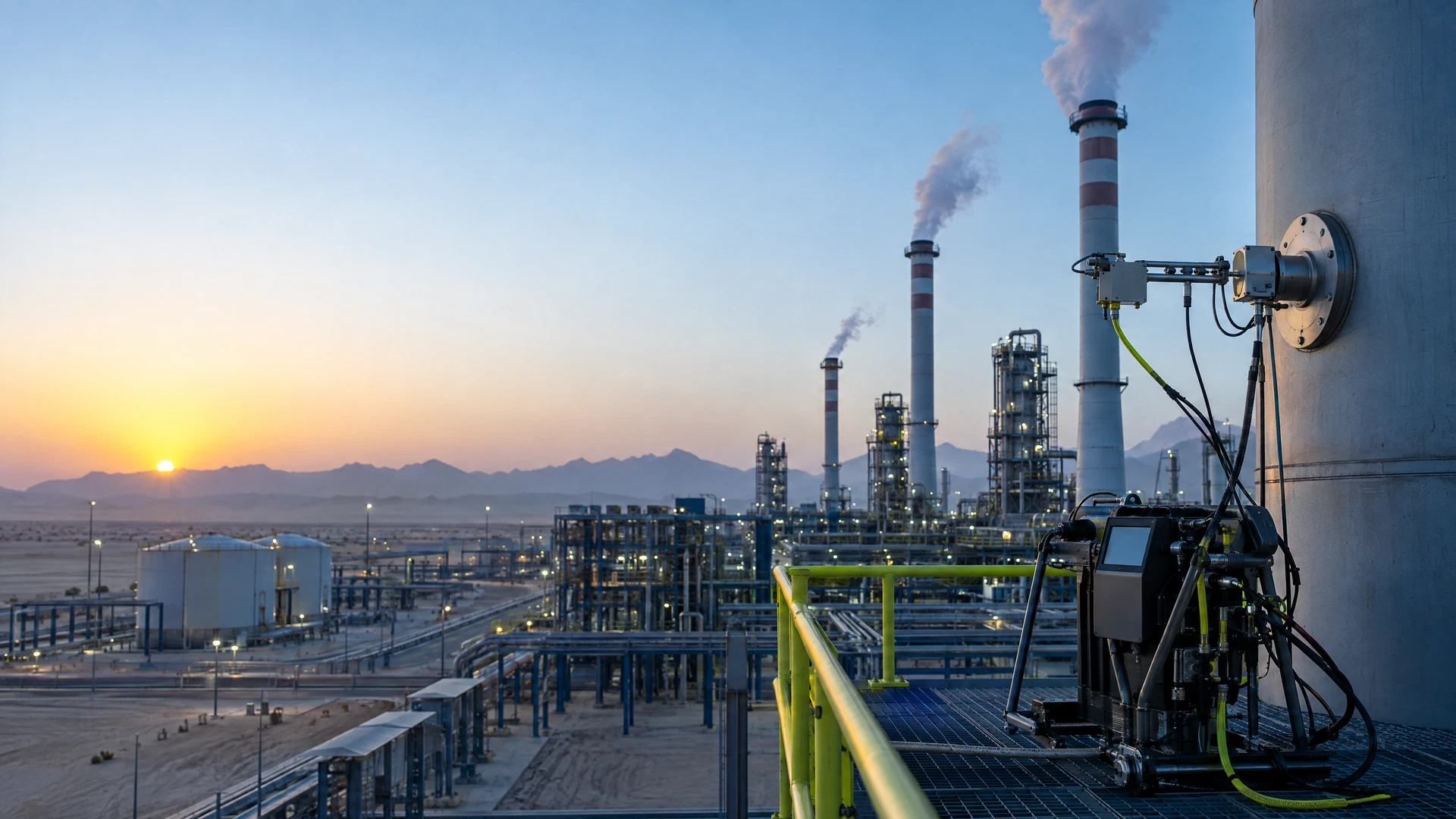 Saudi emissions measurement services workflow